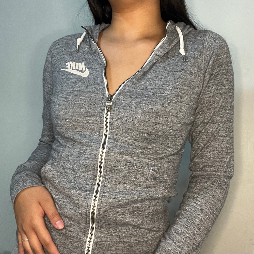 Nike Grey Zip Up